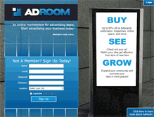 Tablet Screenshot of adroom.com